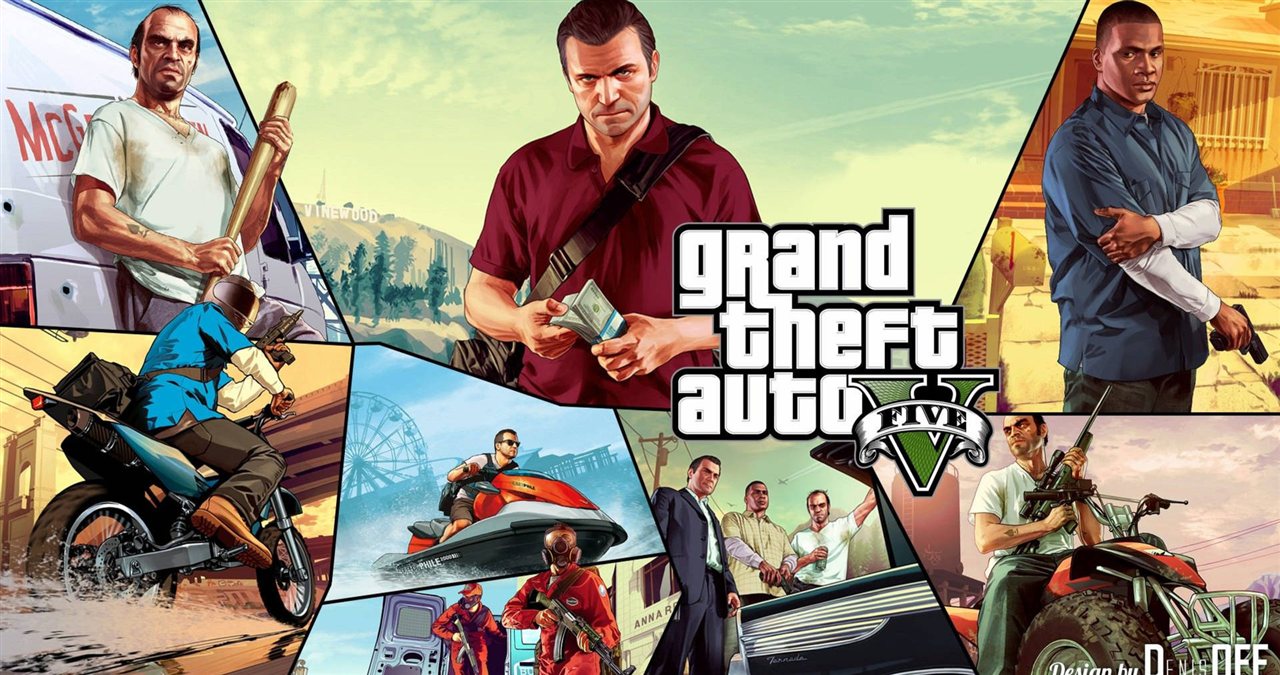 Grand Theft Auto V cover art