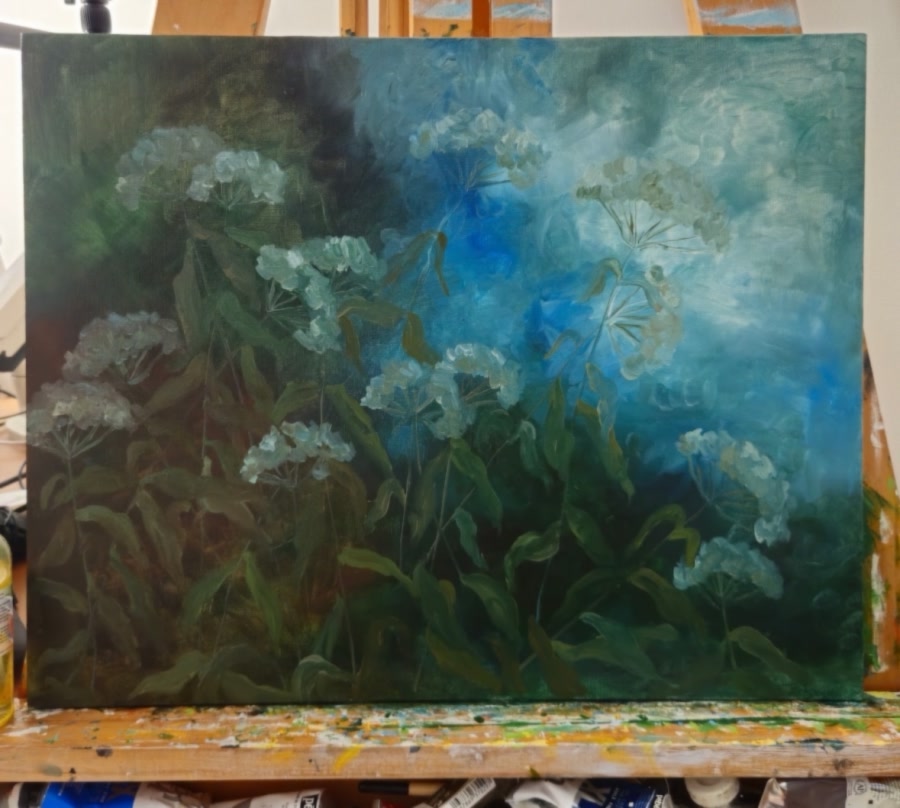 One of Ara's oil paintings